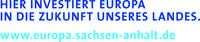 Hier investiert Europa in die Zukunft © Europäische Fonds für regionale Entwicklung (EFRE)