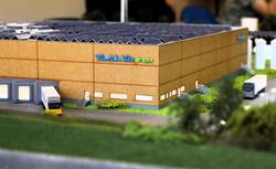 Die Ansiedlung Florida-Eis als Modell.