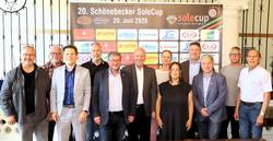 Förderer, Sponsoren und Veranstalter freuen sich auf den 20. SoleCup in Schönebeck.