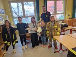Brandschutztag an der Grundschule Plötzky.