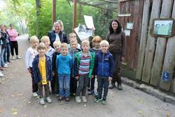 Erstklässler(innen) der Zinsendorfschule in Gnadau