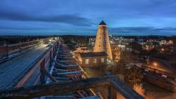 Symbolfoto Gradierwerk Abend © Feuersenger