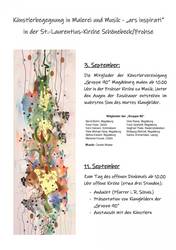 Künstlerbegegnung in Malerei und Musik © Johannes Schulz Johannes Schulz
