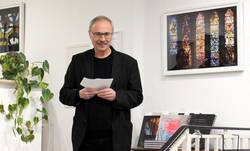 Dr. Frank Pudel eröffnete die Ausstellung. © Stadt Schönebeck (Elbe) drfrankpudel