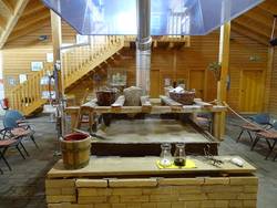 Siedepfanne im Kunsthof