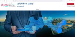 Das neue Serviceportal der Stadt Schönebeck (Elbe) ist jetzt online. © Stadt Schönebeck (Elbe) scrnshtsp