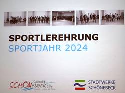 Titelbild Sportlerehrung 2024. © Stadt Schönebeck (Elbe) ehrung01
