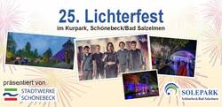 25. Lichterfest im Kurpark © SOLEPARK 25. Lichterfest im Kurpark präsentiert von den Stadtwerken Schönebeck am 3. Mai 2025.
