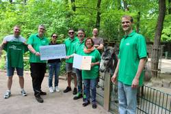 Cargill unterstützt erneut den Tierpark © Stadt Schönebeck (Elbe) Spende und Arbeitseinsatz
