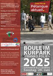 Boule im Kurpark © Veranstalter Pétanque-Turnier