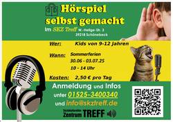 Hörspielprojekt 2025 © Soziokulturellen Zentrum Treff Soziokulturellen Zentrum Treff in der Wilhelm-Hellge-Straße 3