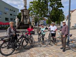 Stadtradlerinnen und Stadtradler © Stadt Schönebeck (Elbe) Tour Stadtverwaltung
