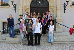 Garbsener Schülerinnen und Schüler im Rathaus empfangen © Stadt Schönebeck (Elbe) Zu Gast in Schönebeck