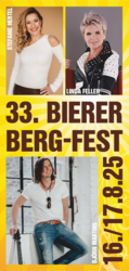 33. Bierer Berg Fest. © Stadt Schönebeck (Elbe) Deckbild des Flyers zum 33. Bierer Berg Fest.