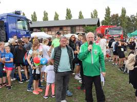 Eröffnung durch Oberbürgermeister Bert Knoblauch (l.) und Organisator Hans Weber. © Stadt Schönebeck (Elbe) Eröffnung der Veranstaltung.