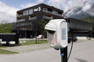 Ein Gerät zur automatisierten Erhebung von Verkehrsdaten. © Bernard Technologies GmbH Ein Gerät zur automatisierten Erhebung von Verkehrsdaten.