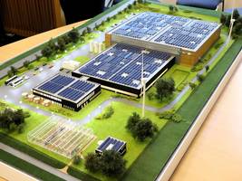 Modell des möglichen Betriebsgeländes. © Stadt Schönebeck (Elbe) Modell des möglichen Betriebsgeländes.