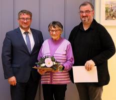 Auszeichnung für Erika Walther.