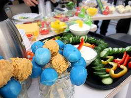 Leckeres Buffett bei der Eröffnung.