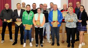 Die geehrten Übungsleiter und Trainer.