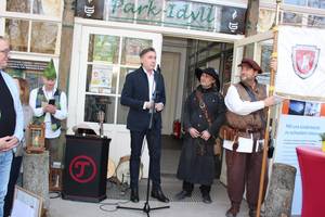 Nachtwächter und Türmer treffen sich in Schönebeck