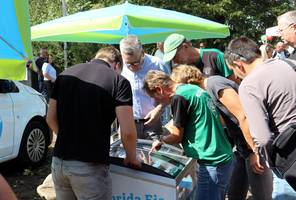 Florida-Eis war stark nachgefragt.