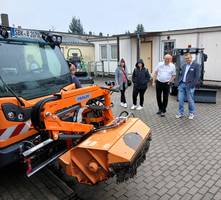 Der Bauhof investiert kontinuierlich in Technik. © Stadt Schönebeck (Elbe) Der Bauhof investiert kontinuierlich in Technik.