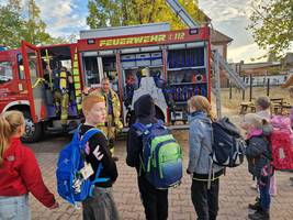 Brandschutztag an der Grundschule Plötzky. © Stadt Schönebeck (Elbe) Brandschutztag an der Grundschule Plötzky.
