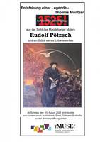 Poster zur Ausstellungseröffnung im Industrie- und Kunstmuseum Schönebeck.
