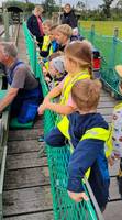 Den Kindern wurde viel Wissenswertes über ads Pretziener Wehr vermittelt.