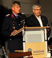 Laudatoren Daniel Schürmann (l.) und Torsten Pillat.