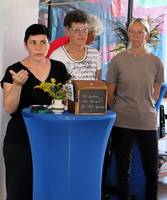 Geschäftsführerin Jana Dosdall (v.l.) begrüßte gemeinsam mit den Mitarbeiterinnen Birgit Kraft und Sandra Karabas die Anwesenden.