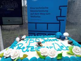 Die Torte zum Jubiläum.