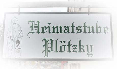 Schild der Heimatstube Plötzky © Stadt Schönebeck