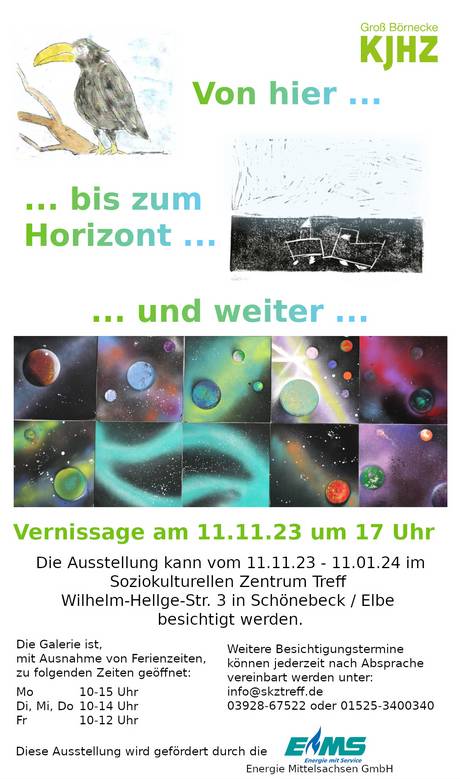 Plakat KJHZ mit Anschrift Treff © Veranstalter / SKZ Treff