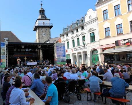 GottesdienstBrunnenfest2018 © Stadt Schönebeck (Elbe)