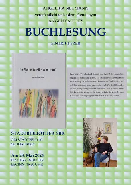 Buchlesung © Veranstalter