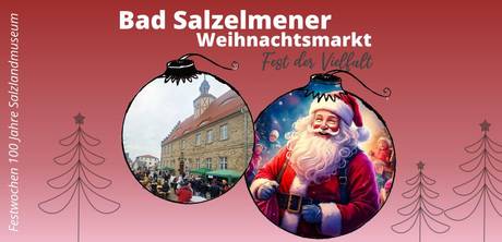 Weihnachtsmarkt auf dem Bad Salzelmener Markplatz am Salzlandmuseum © Förderverein des Salzlandmuseums