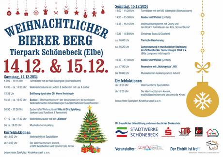 Weihnachtlicher Bierer Berg 2024 © Stadt Schönebeck (Elbe)