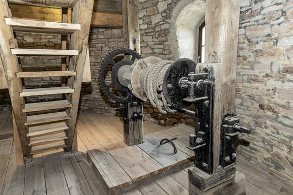 Zahnrad im Soleturm Zahnrad im Soleturm