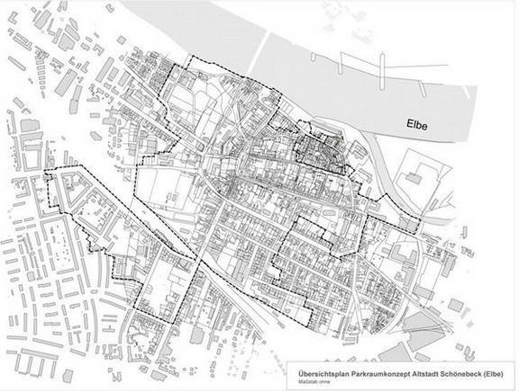 Übersichtsplan Parkraumkonzept Altstadt Schönebeck (Elbe) Übersichtsplan Parkraumkonzept Altstadt Schönebeck (Elbe)