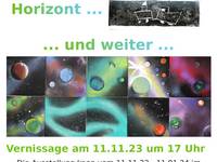 Kinderausstellung. Plakat KJHZ mit Anschrift Treff