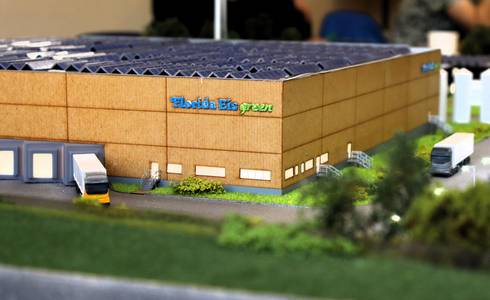 Die Ansiedlung Florida-Eis als Modell. © Stadt Schönebeck (Elbe) Die Ansiedlung Florida-Eis als Modell.