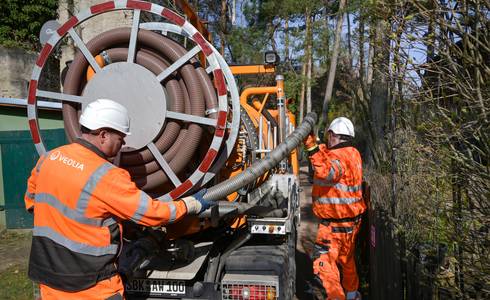 Dezentrale Entsorgung bei der Veolia.