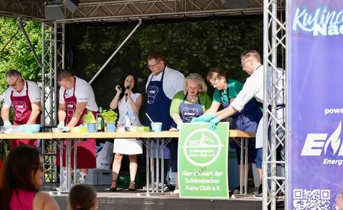 Kochduell 2025 zwischen SG Lok Schönebeck  und 1. Schönebecker Kanu-Club