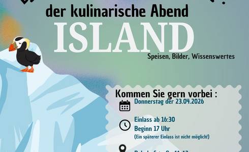 Plakat Island-Abend.