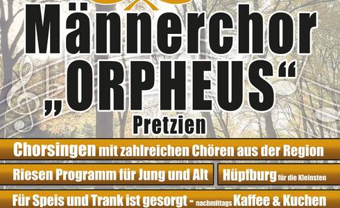 Chorsingen mit zahlreichen Chören aus der Region.