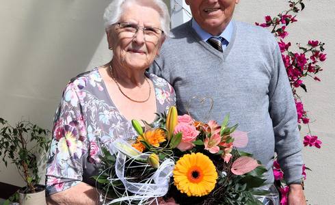 Erna und Dieter Körner feierten Gnadenhochzeit.