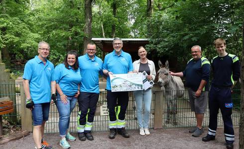 Cargill unterstützt erneut den Tierpark © Stadt Schönebeck (Elbe) Tierpatenschaft und Arbeitseinsatz