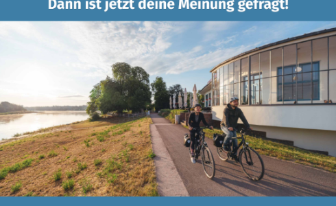 Plakat Umfrage Elberadweg. © Elberadweg Plakat Umfrage Elberadweg.